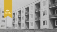 Dreigeschossige Plattenbauten der Neuen Heimat 1964  