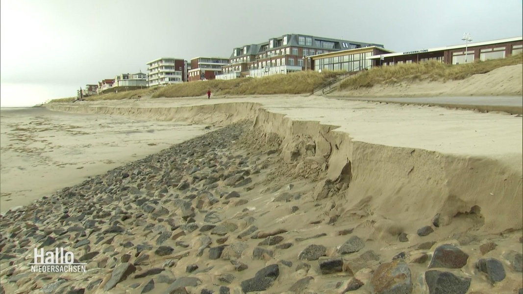 Sturm "Zeynep" Spült Badestrand Auf Wangerooge Weg | NDR.de - Fernsehen ...