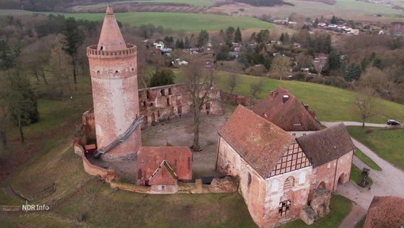 Die Burg Stargard. © Screenshot 