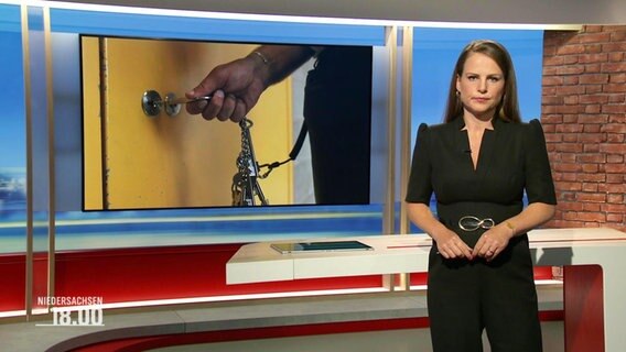 Tina Hermes moderiert Niedersachsen 18:00 Uhr. © Screenshot 