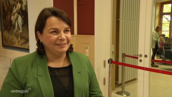 Sozialministerin Stefanie Drese im Interview. © Screenshot 