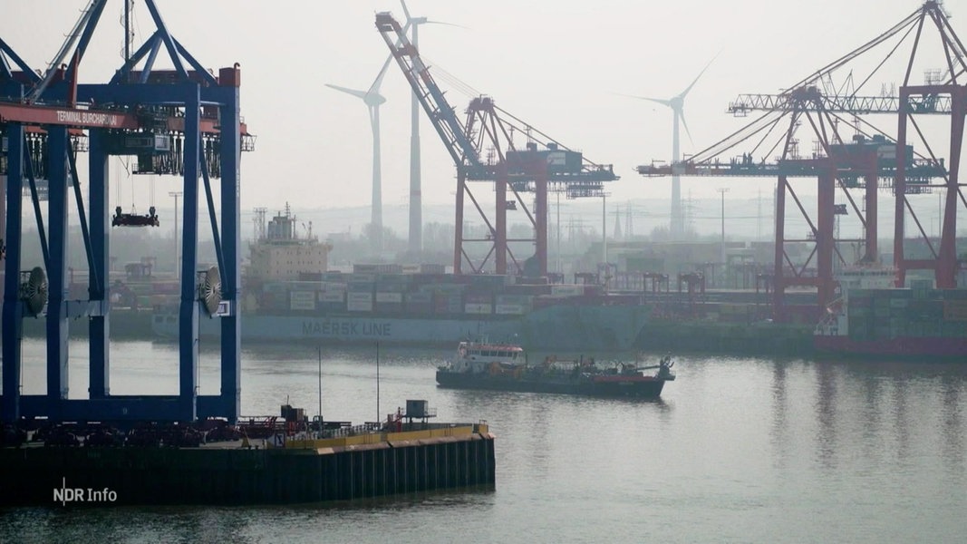Hamburger Hafen. 