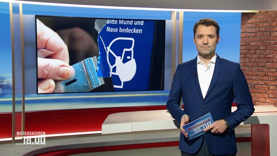 Johannes Avenarius moderiert Niedersachsen 18.00. © Screenshot 