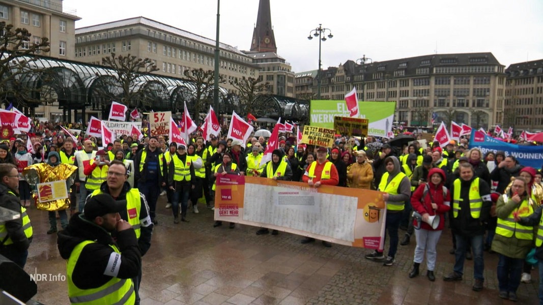 Warnstreik: Öffentlicher Dienst Fordert Lohnerhöhung | NDR.de ...