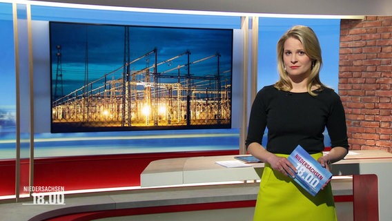 Kathrin Kampmann moderiert Niedersachsen 18:00. © Screenshot 