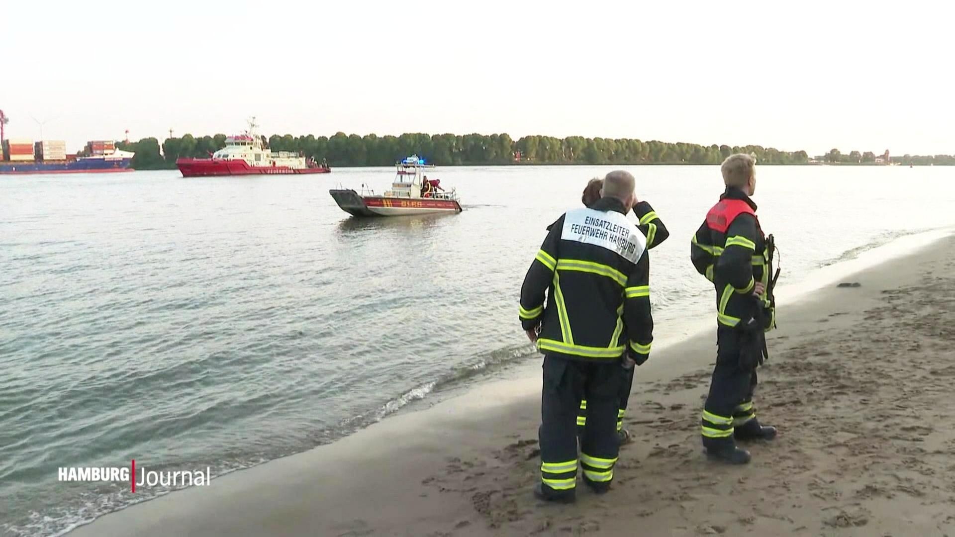 Am Elbstrand ertrunken: Feuerwehr findet 39-Jährigen