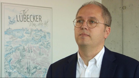 Jens Meier von den Stadtwerken Lübeck äußert sich zum kommunalen Wärmeplan. © Screenshot 