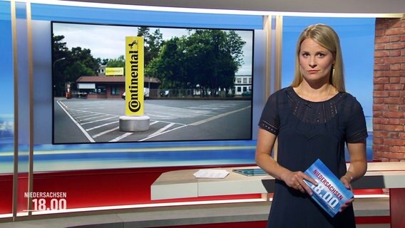 Kathrin Kampmann moderiert Niedersachsen 18:00 Uhr. © Screenshot 