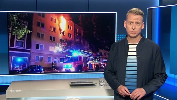 André Schünke moderiert NDR Info. © Screenshot 