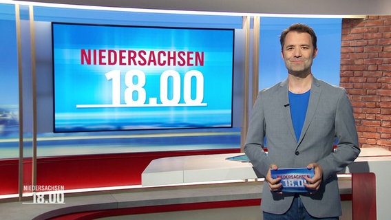 Johannes Avenarius moderiert Niedersachsen 18.00. © Screenshot 
