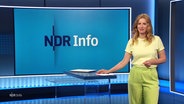 Ilka Petersen moderiert NDR Info. © Screenshot 