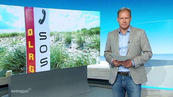 Thilo Tautz moderiert das Nordmagazin - Land und Leute. © Screenshot 