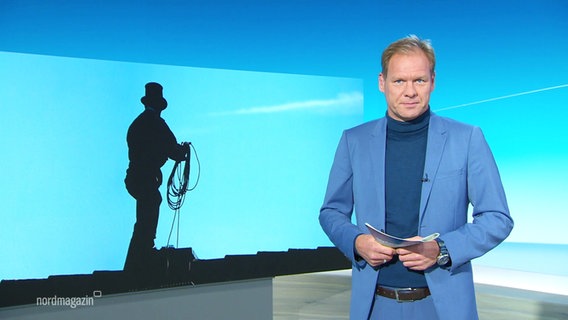 Thilo Tautz moderiert das Nordmagazin um 19:30 Uhr. © Screenshot 