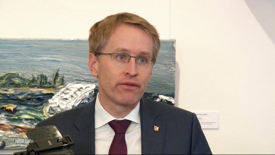 Ministerpräsident Daniel Günther. © Screenshot 