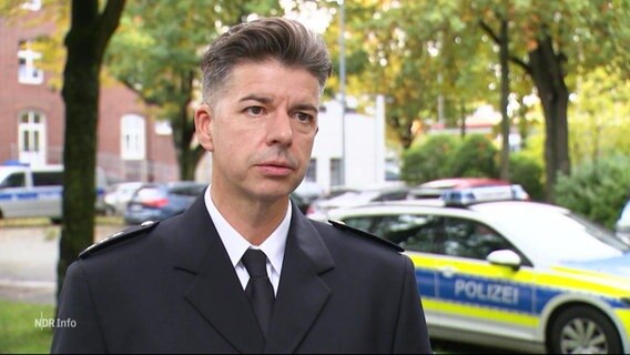 Niels Matthiesen von der Polizei Bremen. © Screenshot 