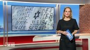 Nachrichtensprecherin Tina Hermes moderiert die Frühausgabe Niedersachsen. © Screenshot 