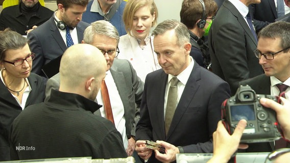 Verkehrsminister Volker Wissing zu Besuch bei Siemens Mobility. © Screenshot 
