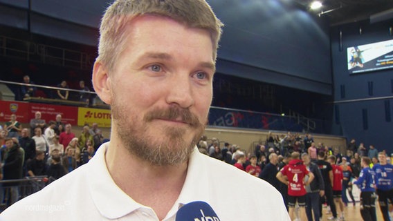 Nicolaj Andersson, Trainer HC Empor Rostock. © Screenshot 