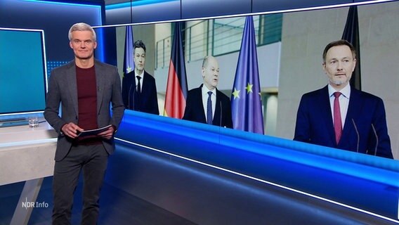 Thorsten Schröder moderiert NDR Info um 16.00. © Screenshot 