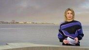 Eva Diederich moderiert die Sendung Schleswig-Holstein 18:00. © Screenshot 