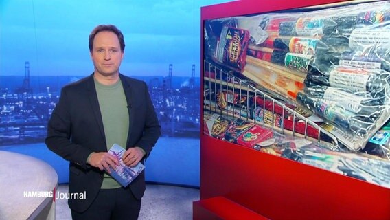 Moderator Christian Buhk im Studio © Screenshot 