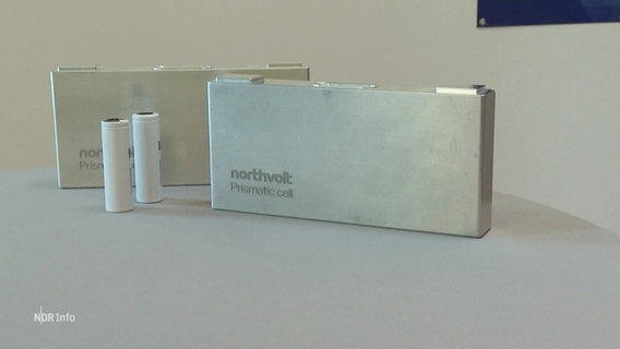 Batterien der Firma Northvolt. © Screenshot 