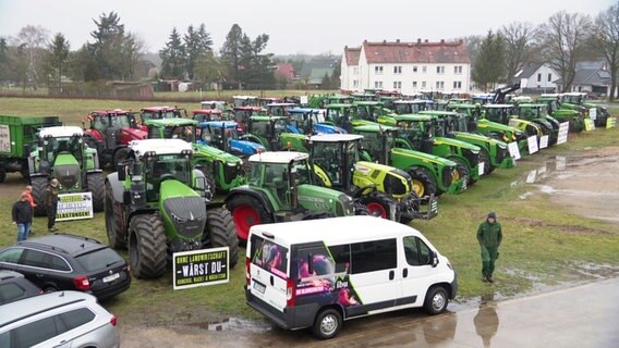 Bauernprotest in Sülstorf © Screenshot 