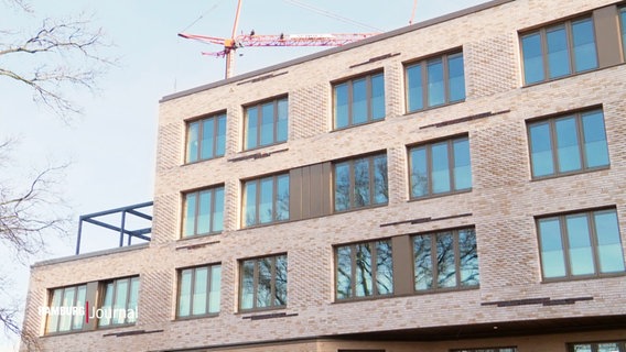 Das neue Gebäude der Psychiatrie und Psychotherapie in Alsterdorf. © Screenshot 