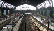 Der Hamburger Hauptbahnhof. © Screenshot 