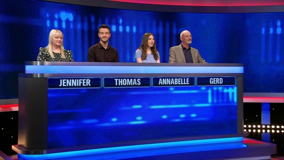 Teilnehmende einer Quizshow. © Screenshot 