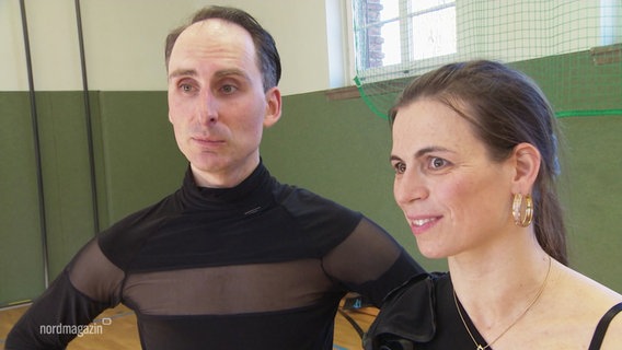 Das Tanz-Paar Anja und Christian Platz im Interview. © Screenshot 
