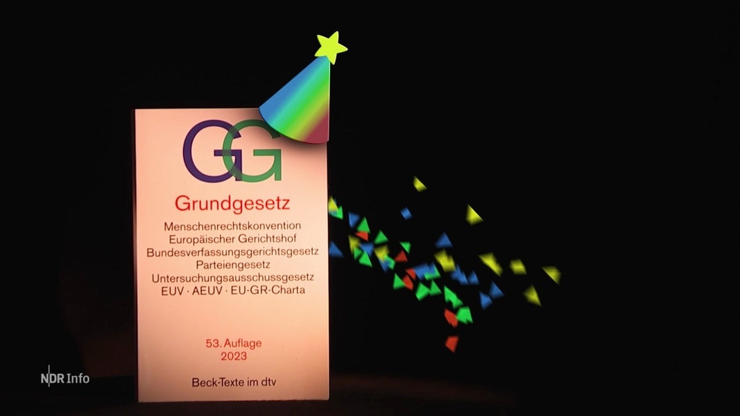 Das deutsche Grundgesetz feiert in diesem Jahr seinen 75. Geburtstag.