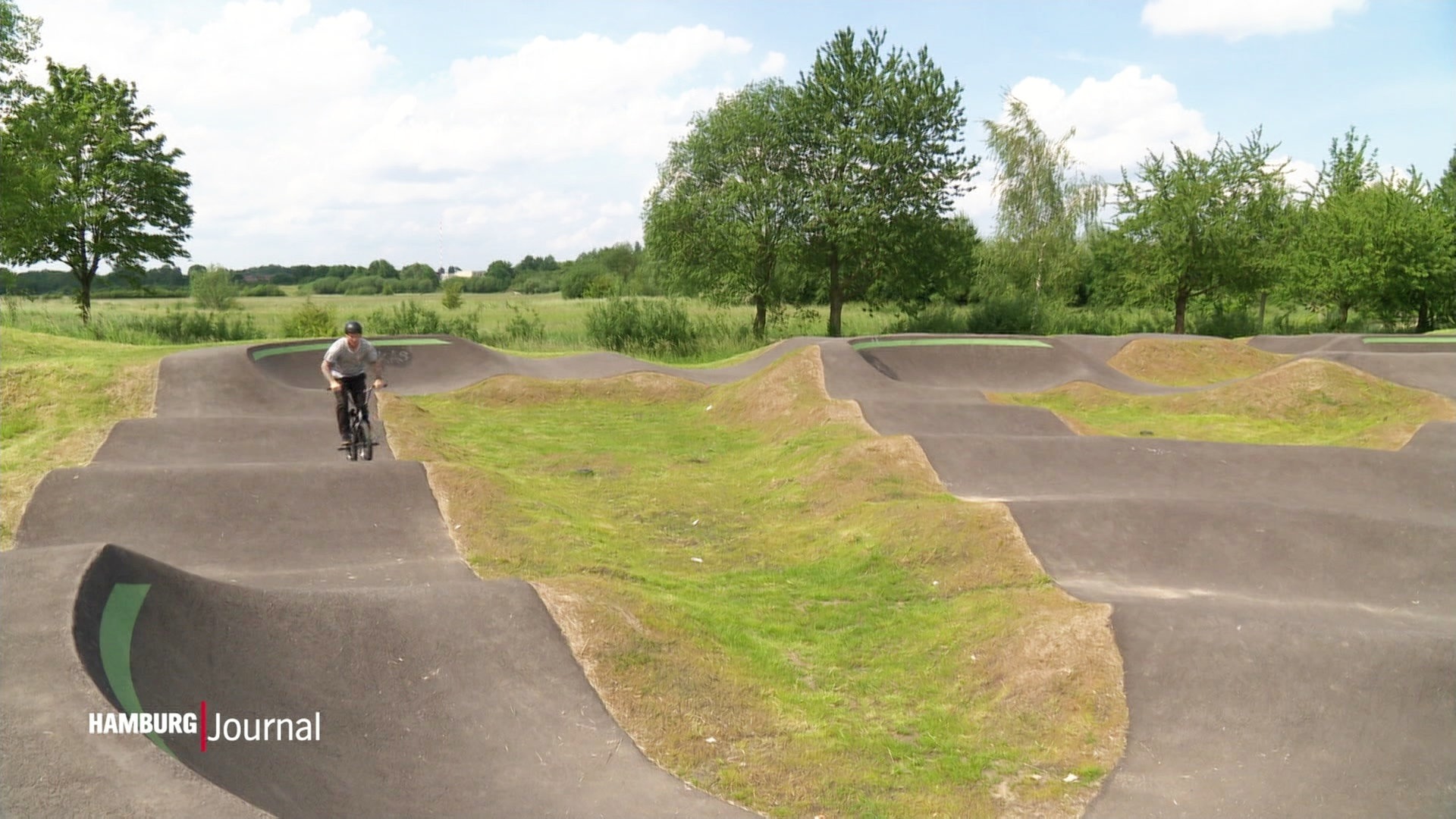 Hamburg-Allermöhe: Neue Mountainbike-Strecke eröffnet