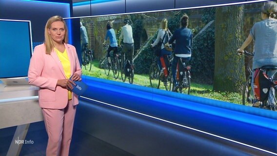 Juliane Möcklinghoff moderiert NDR Info 16:00. © Screenshot 