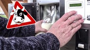 Realer Irrsinn: Illegaler Milchautomat in Bretten bei Karlsruhe (extra 3 Spezial: Der reale Irrsinn vom 29.05.2024 im NDR Fernsehen) © NDR 