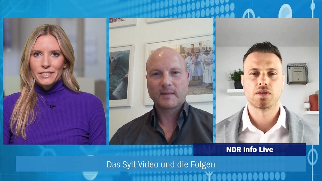 NDR Info live Das SkandalVideo von Sylt und die Folgen NDR.de