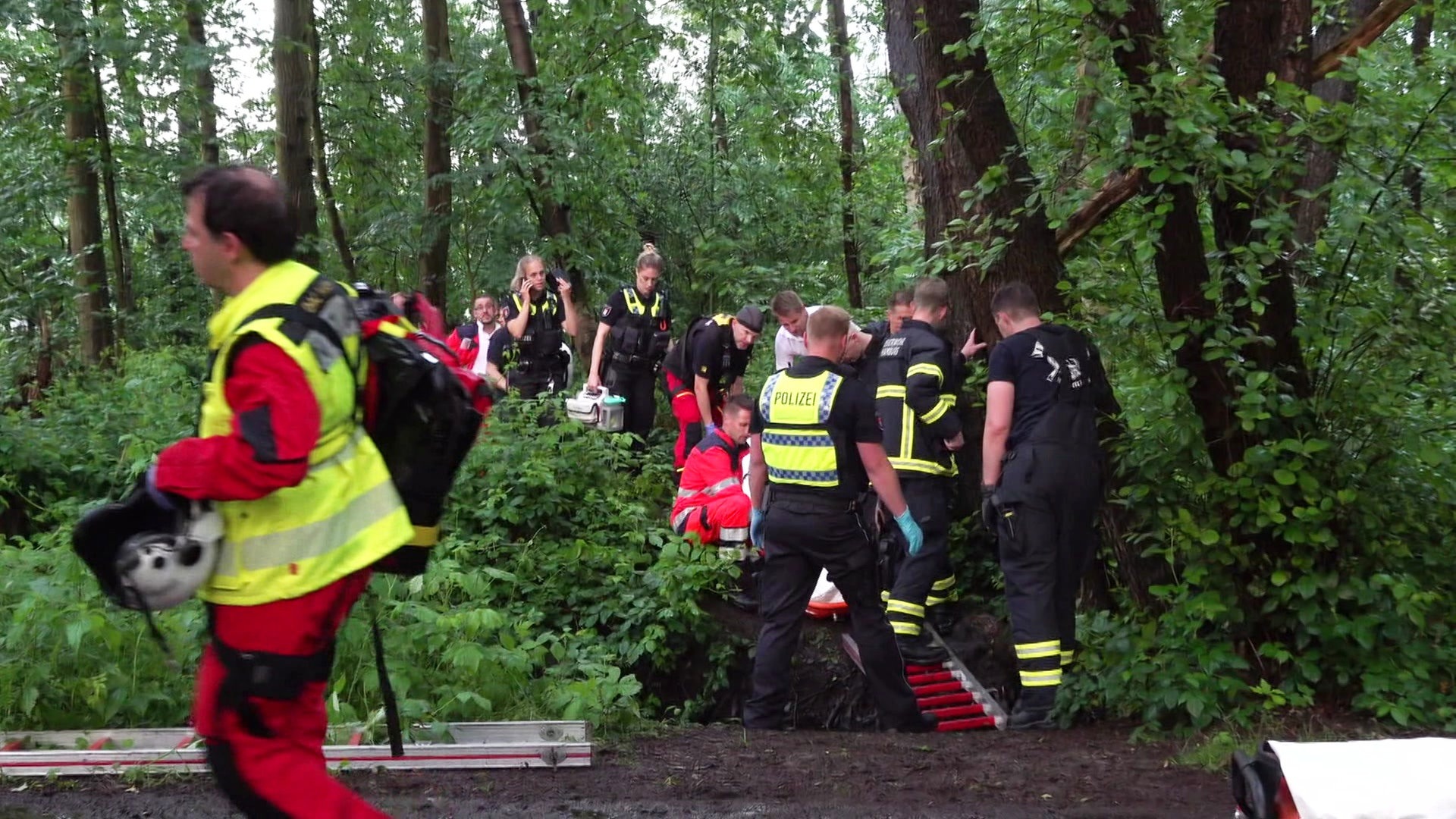 Mann beim Baden im Boberger See gestorben