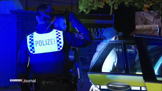 Polizeieinsatz bei Nacht. © Screenshot 