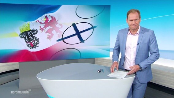 Thilo Tautz moderiert Nordmagazin Wahl Spezial © Screenshot 