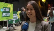 Die Grünen-Kandidatin Rosa Domm. © Screenshot 