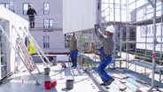 Bei dem Bau-Projekt "Eidelstedter Höfe" kommt erstmalig klimaschonender Fertig-Beton zum Einsatz. © Screenshot 