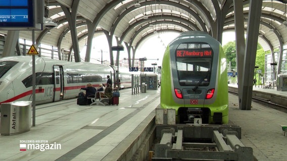 Der Bahnhof in Kiel © Screenshot 
