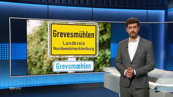Daniel Anibal Bröckerhoff moderiert NDR Info um 21:45 Uhr. © Screenshot 