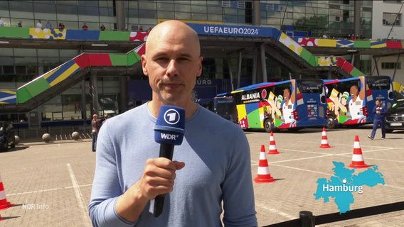 Der Sportreporter Ben Wozny in Hamburg © Screenshot 