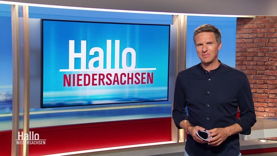 Arne-Torben Voigts moderiert Hallo Niedersachsen. © Screenshot 