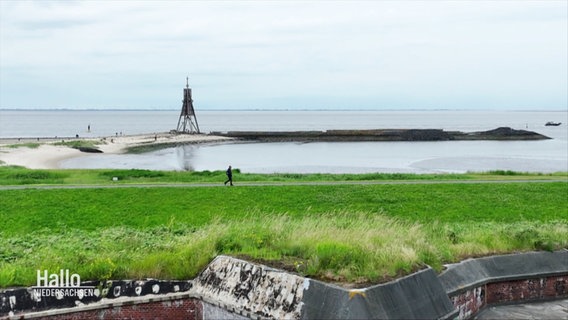Die Kugelbake in Cuxhaven © Screenshot 