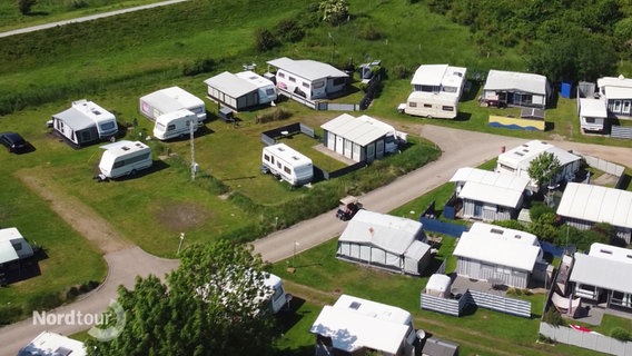 Der Campingplatz Strukkamphuk als Luftaufnahme. © Screenshot 