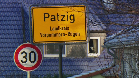 Ortschild von Patzig © NDR 