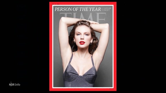 Das Time Magazin mit Taylow Swift auf dem Cover. © Screenshot 