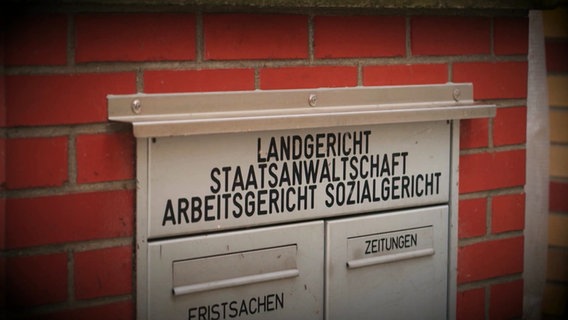 Briefkasten der Staatsanwaltschaft Stralsund © Screenshot 